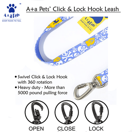 A Plus A Pets Leash in Pirate Design for Dogs