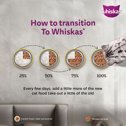 Whiskas Salmon in Gravy Meal Adult Cat Wet Food