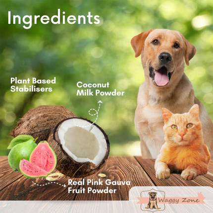 Waggy Zone Pink Guava Ice Cream for Pets