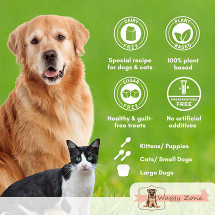 Waggy Zone Green Apple Ice Cream for Pets