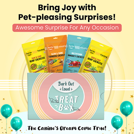 Bark Out Loud by Vivaldis Prefect Gifting Treat Box for Dogs