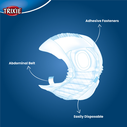 Trixie Female Diapers for Dogs (28x40cm)