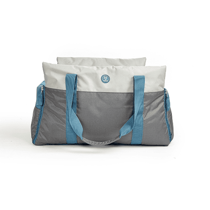 Fofos Car Seat Carrier for Dogs and Cats (Grey/Blue)