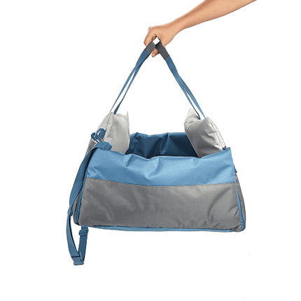 Fofos Car Seat Carrier for Dogs and Cats (Grey/Blue)