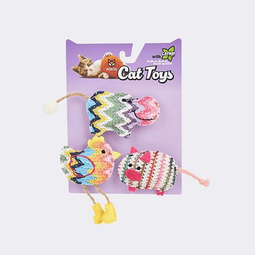 FOFOS Interactive Catnip Chic Toy for Cats