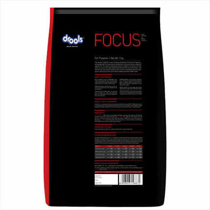 Drools Focus Super Puppy and Absolute Calcium Bone Jar Dog Dry Food Combo