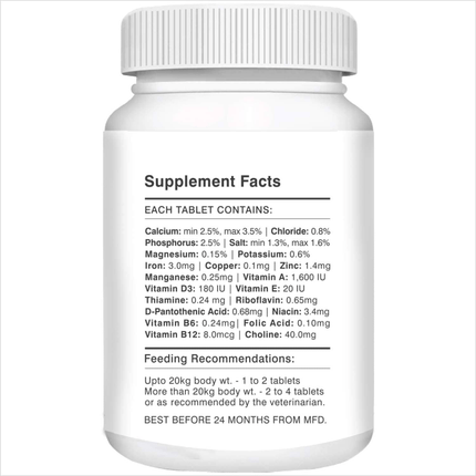 Drools Absolute Skin & Coat and Absolute Vitamin Supplement Tablets for Dogs Combo