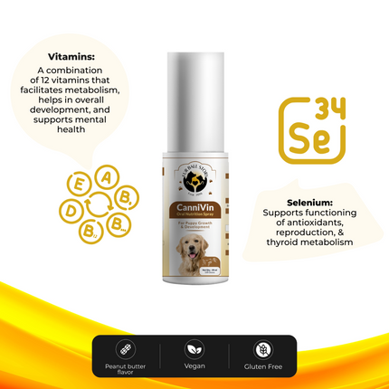 FurBall Story Cannivin Healthy Bones & Teeth Oral Nutritional Spray for Dogs