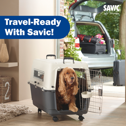 Savic Andes 5 Carrier for Dogs and Cats (Ivory)