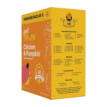 PetStrong Chicken and Pumpkin Grain Free Fresh Food for Dogs