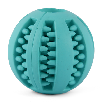 Gnawlers Calcium Milk Bone Treats, Fofos Carrot Treat Toy and Trixie Denta Fun Ball Mint Flavour Natural Rubber Toy Combo for Dogs