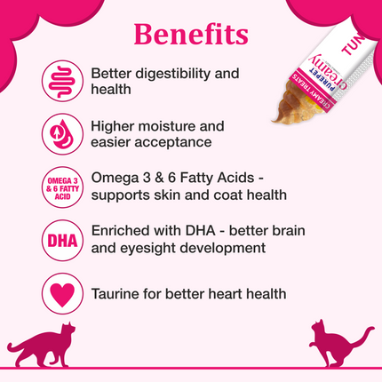 Purepet Tuna and Bonito Lickable Creamy Treats for Cats