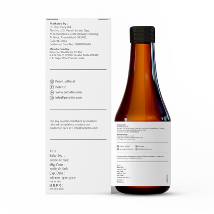Petvit Omega 3 + 6 Syrup for Dogs and Cats