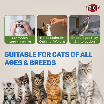 Trixie Premio Cheese Chicken Cubes and Duck Filet Bites Cat Treats Combo