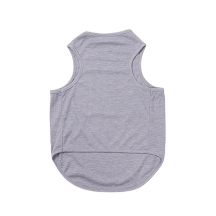 Talking Dog Club Tanky's Tank Tops for Dogs and Cats (Grey)