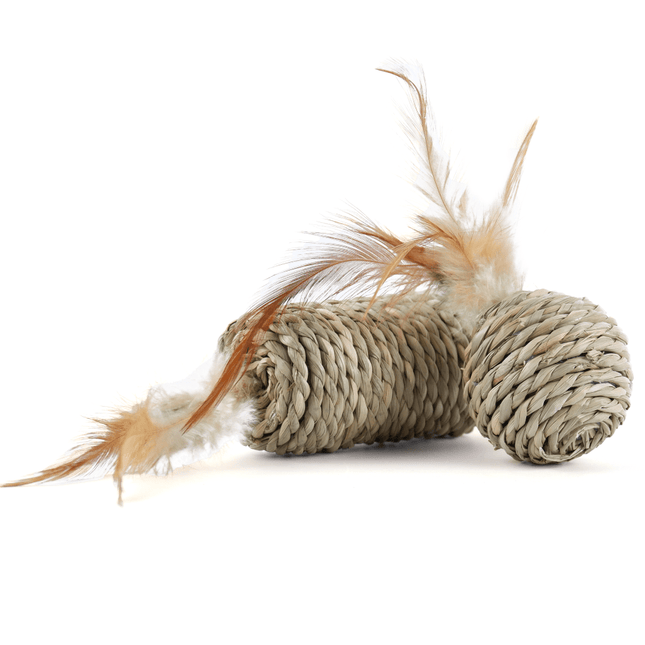 M Pets Natura Seagrass Roll & Ball Toy for Cats