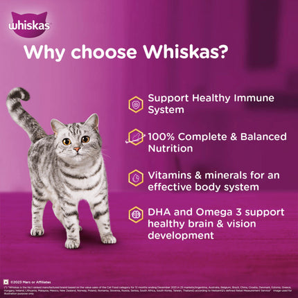 Whiskas Junior Mackerel Flavour Kitten (2-12 months) Cat Wet Food