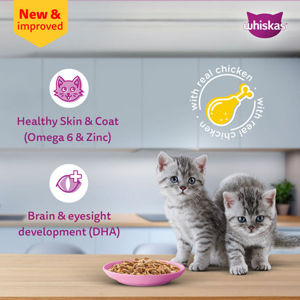Whiskas Chicken in Gravy Meal Kitten Wet Food
