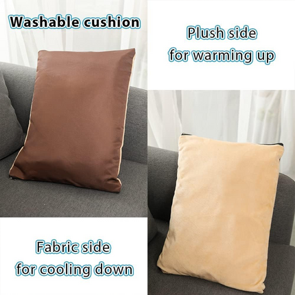 Fluffy's Luxurious 2 in 1 Foldable Ultra Soft Pet House Bed for Dogs and Cats (Brown)