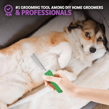 Basil Double Sided Flea Comb for Dogs and Cats