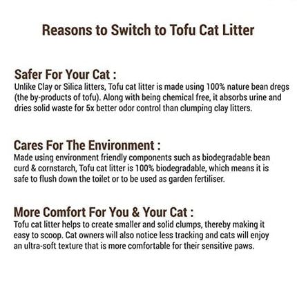 Emily Pets Original Tofu Unscented Cat Litter
