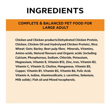Pro Plan Chicken Large Breed Adult Dog Dry Food (New Improved Formula) (Limited Shelf Life)