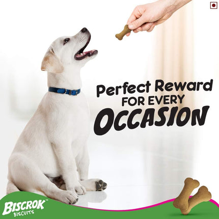Pedigree Milk and Chicken Flavour Biscrok Biscuits Dog Treats (500g) (Limited Shelf Life)