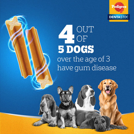 Pedigree Dentastix Oral Care for Adult (Large Breed of 25 kg+) and Grilled Liver Tasty Jerky Dog Treats Combo