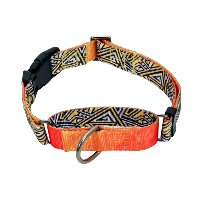 Glucklich Martingale Printed Adjustable Collar for Dogs (New Cadillac)