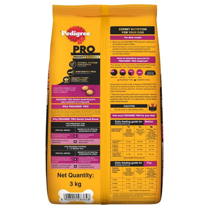 Pedigree PRO Expert Nutrition Lactating/Pregnant Mother & Puppy Starter (3 to 12 Weeks) Small Breed Dog Dry Food (Limited Shelf Life)