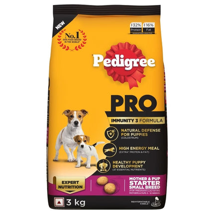 Pedigree PRO Expert Nutrition Lactating/Pregnant Mother & Puppy Starter (3 to 12 Weeks) Small Breed Dog Dry Food (Limited Shelf Life)