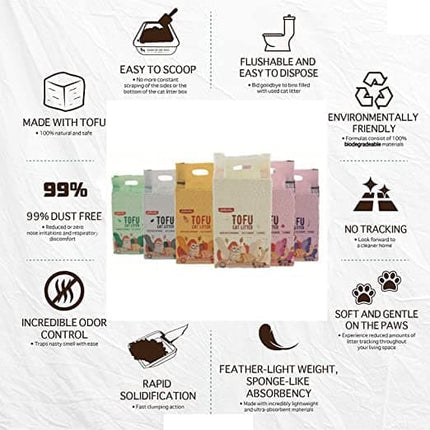 Emily Pets Lavender Scented Tofu Cat Litter