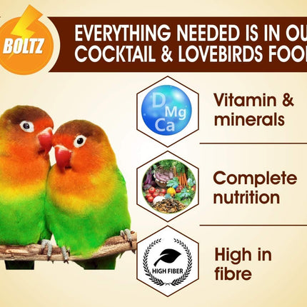 Boltz Cockatiel & Lovebird Food