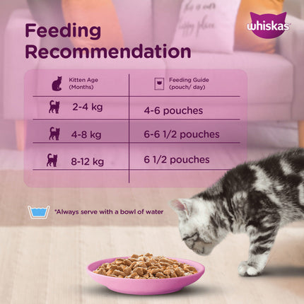 Whiskas Tasty Mix Chicken Tuna with Sweet Potato Kitten Cat Wet Food
