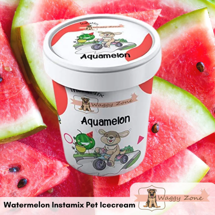Waggy Zone Watermelon Aquamelon Ice Cream for Pets
