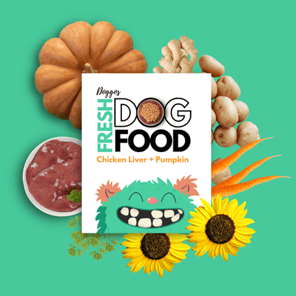Doggos Jumbo Monster Chicken and Pumpkin Fresh Dog Wet Food (Get Chicken Bone Broth Free)
