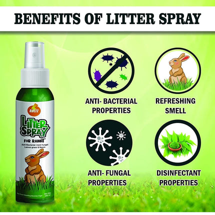 Boltz Antibacterial Litter Spray for Rabbit