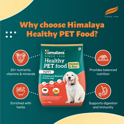 Himalaya Chicken & Rice Healthy Pet Puppy Dry Food