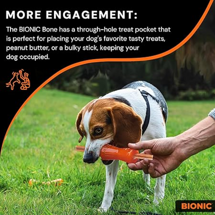 Bionic Urban Stick Toy for Dogs (Orange)