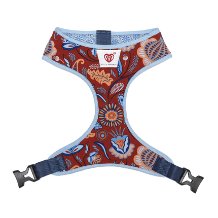 Pet And Parents Indie Floral Reversible Harness for Dogs