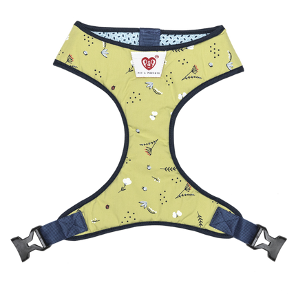 Pet And Parents Green Garden Reversible Harness for Dogs