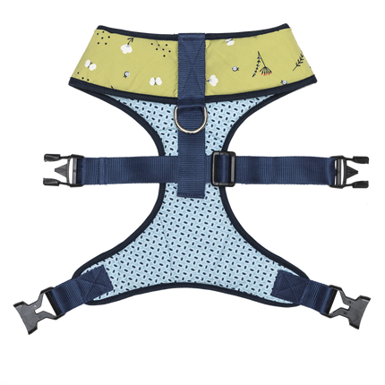Pet And Parents Green Garden Reversible Harness for Dogs