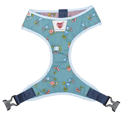 Pet And Parents Dainty Floral Reversible Harness for Dogs