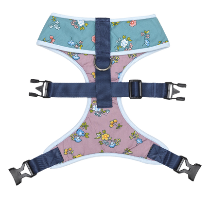 Pet And Parents Dainty Floral Reversible Harness for Dogs