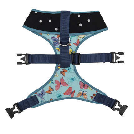 Pet And Parents Butterfly and Polka Reversible Harness for Dogs