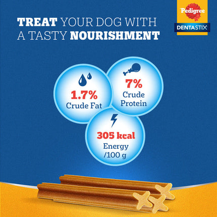 Pedigree Dentastix Oral Care for Adult (Large Breed of 25 kg+) and Henlo Chicken Pops Dog Treats Combo