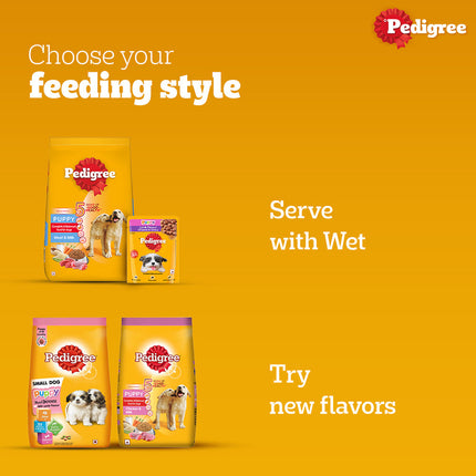 Pedigree Meat & Milk Puppy Dog Dry Food