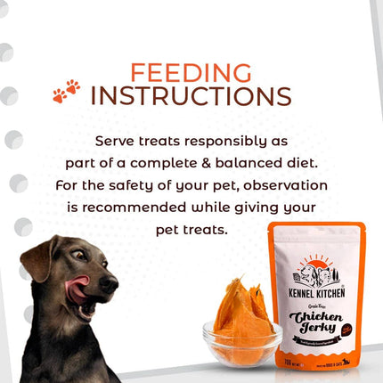 Kennel Kitchen Air Dried Chicken Jerky Dog and Cats Treats