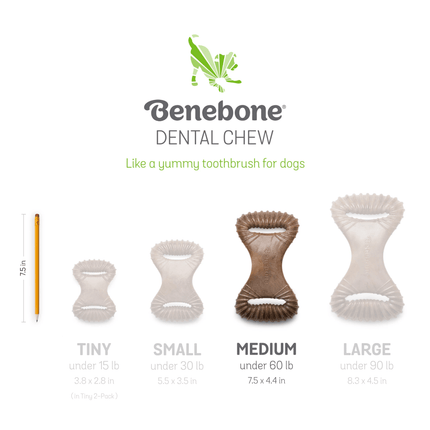 Himalaya Chicken Healthy Adult Treats and Benebone Bacon Flavored Dental Chew Toy for Dogs Combo
