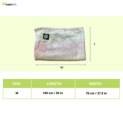 Talking Dog Club Fleece Blanket For Dogs and Cats (Baby Pink)